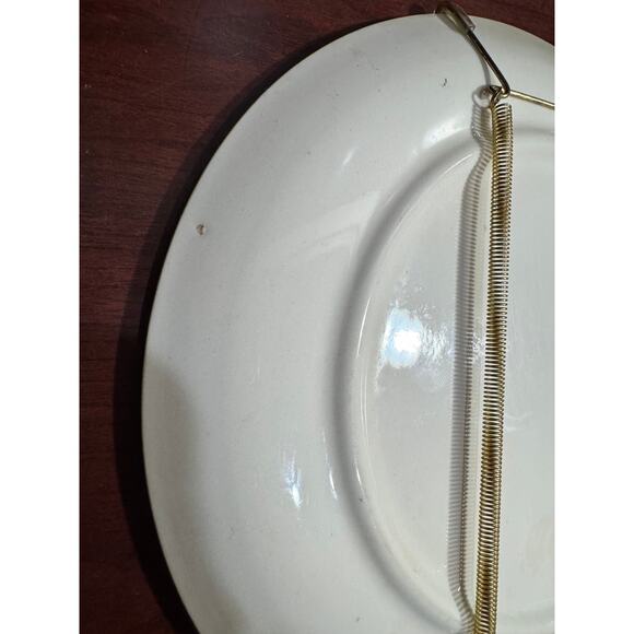 Vintage JOHN F KENNEDY Collectible Plate The Young US President and Wife Jackie - Picture 7 of 7